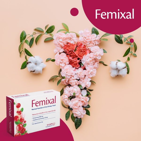 Femixal – role brusinek, D‑mannózy a púpavy v podpoře zdraví ženského močopohlavního systému při akutní nebo chronické cystitidě